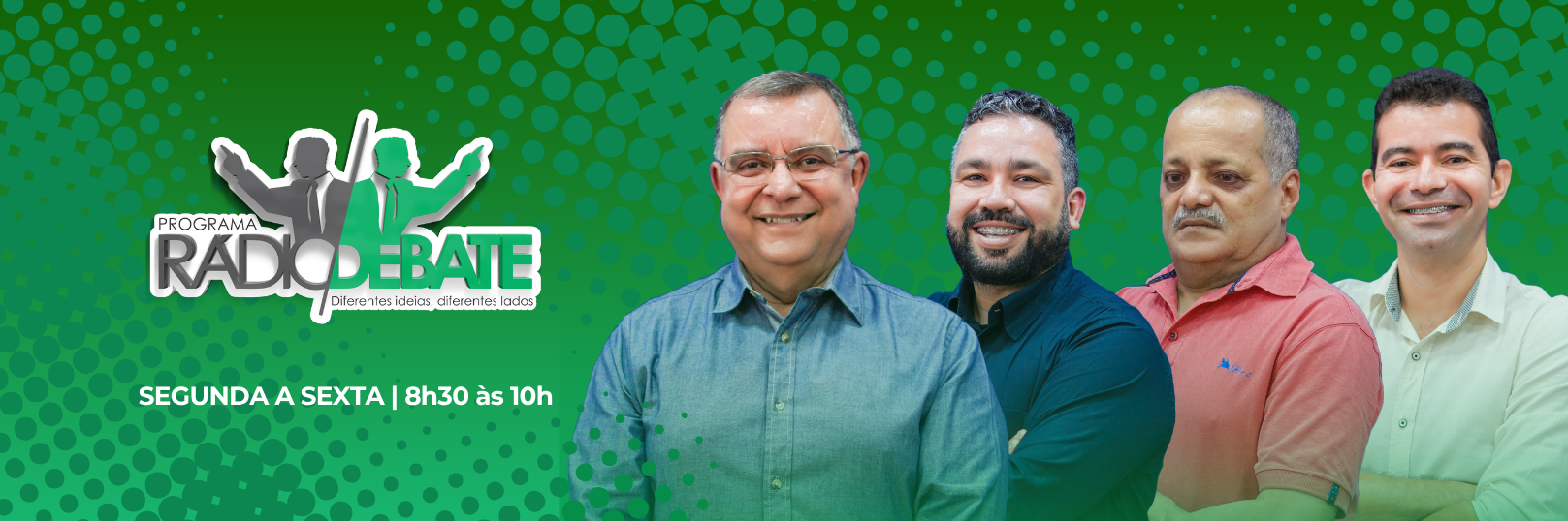 Rádio Debate com Silvio José, Jota Oliveira, Romenyck Stiffen e Prof. Tenório
