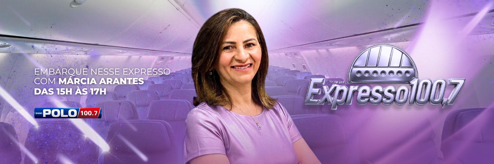Expresso 100.7 com Márcia Arantes